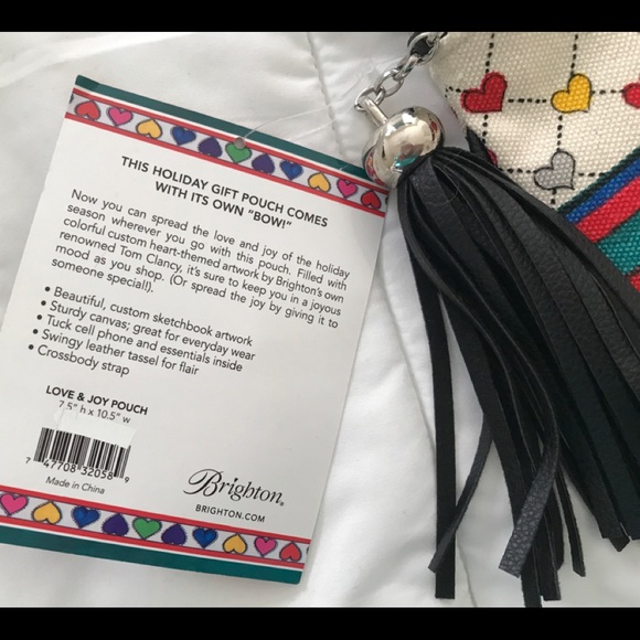 Brighton “Love & Joy” Pouch, NWT - Picture 4 of 5